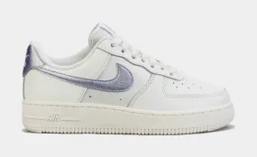 Air Force 1 '07 Essentials Womens Lifestyle Shoes (White/Purple)