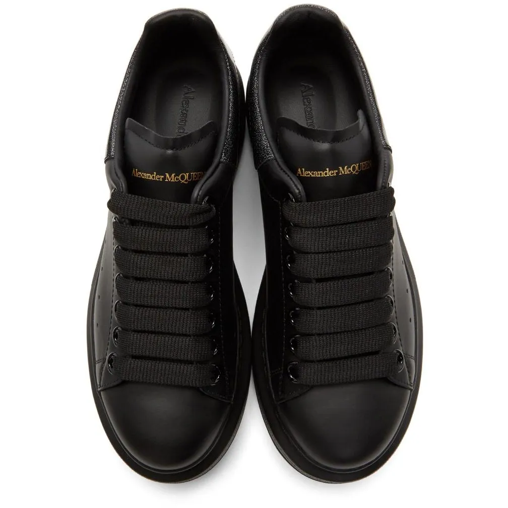 Alexander McQueen SSENSE Exclusive Black Tab Oversized Sneakers