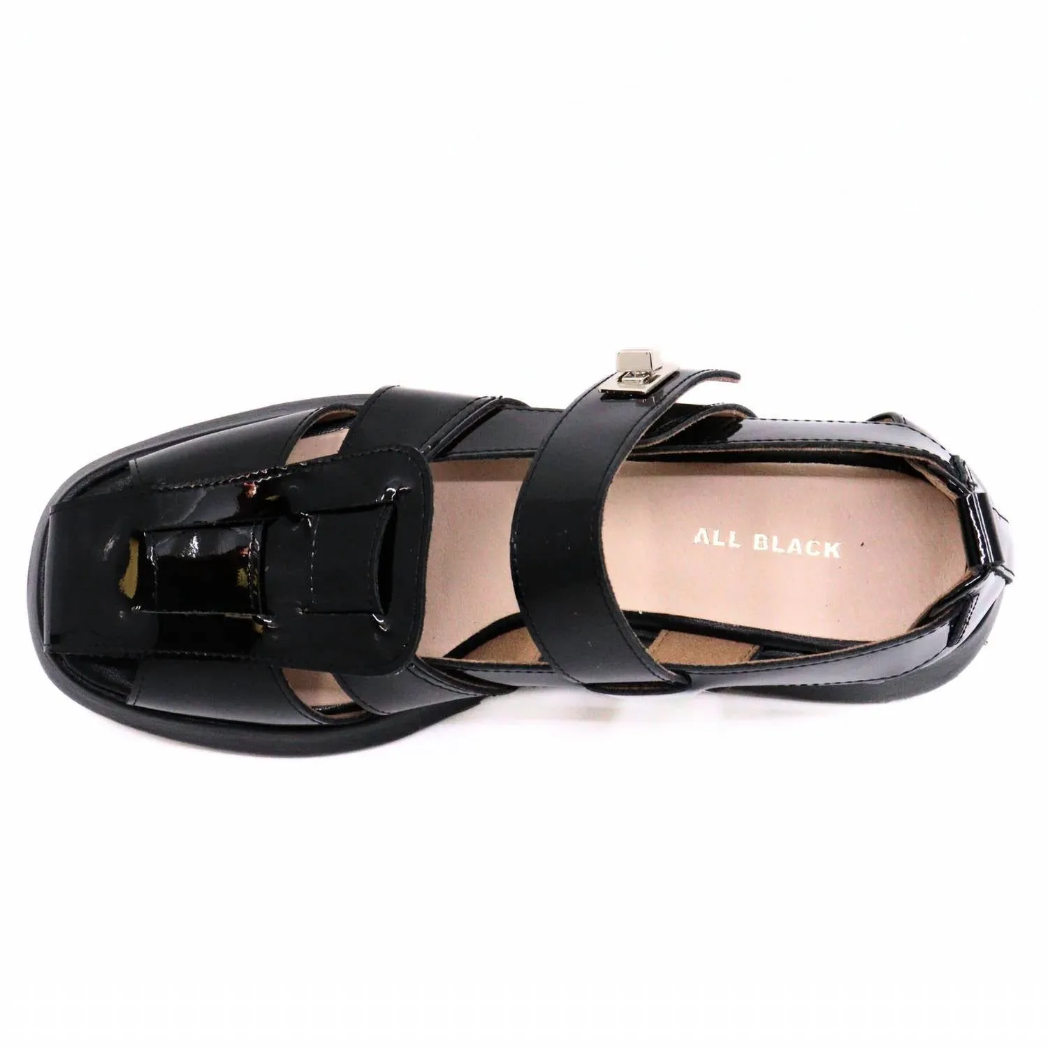 All Black - Women's Patty Lock Sandal