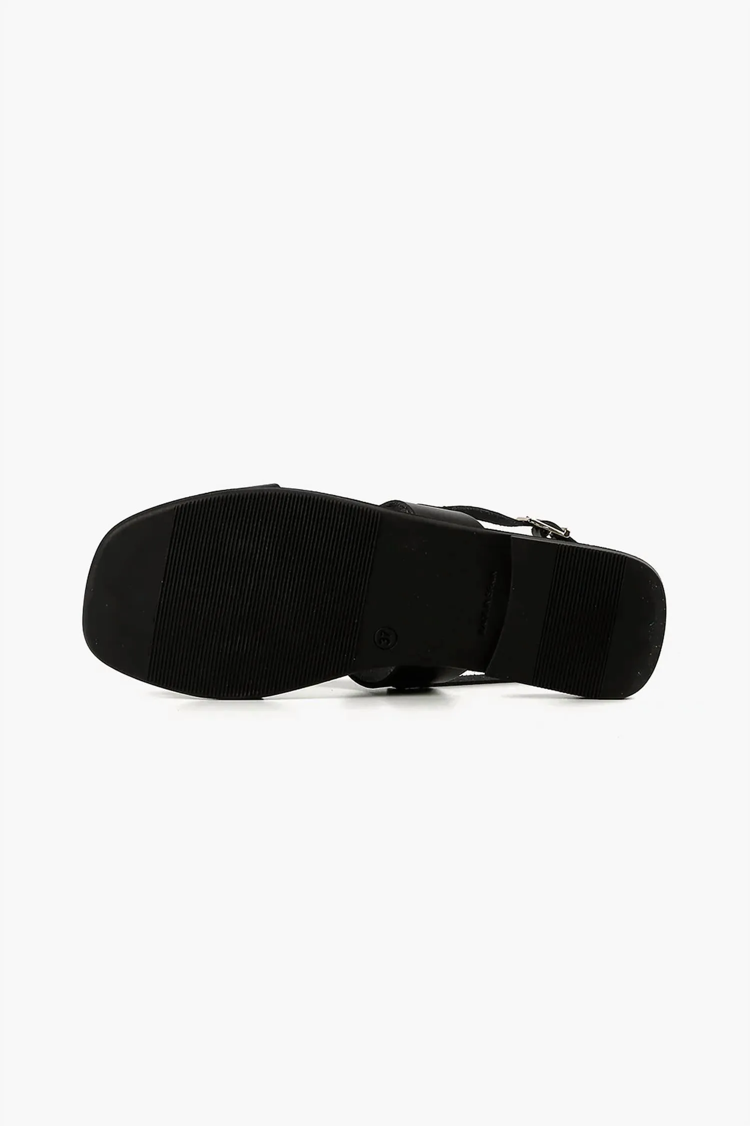 All Black - Women's Pyramid Stud Sandal