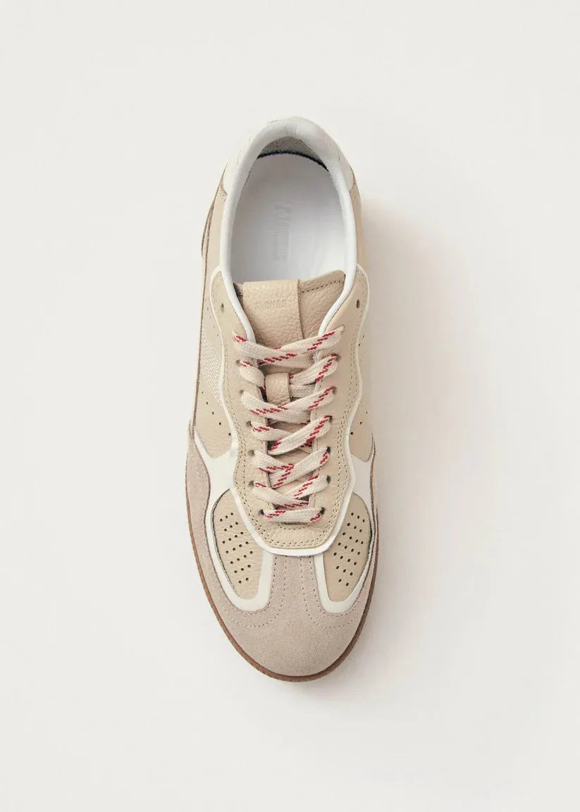 Alohas Tb.490 Rife Grain Leather Sneaker in Cream
