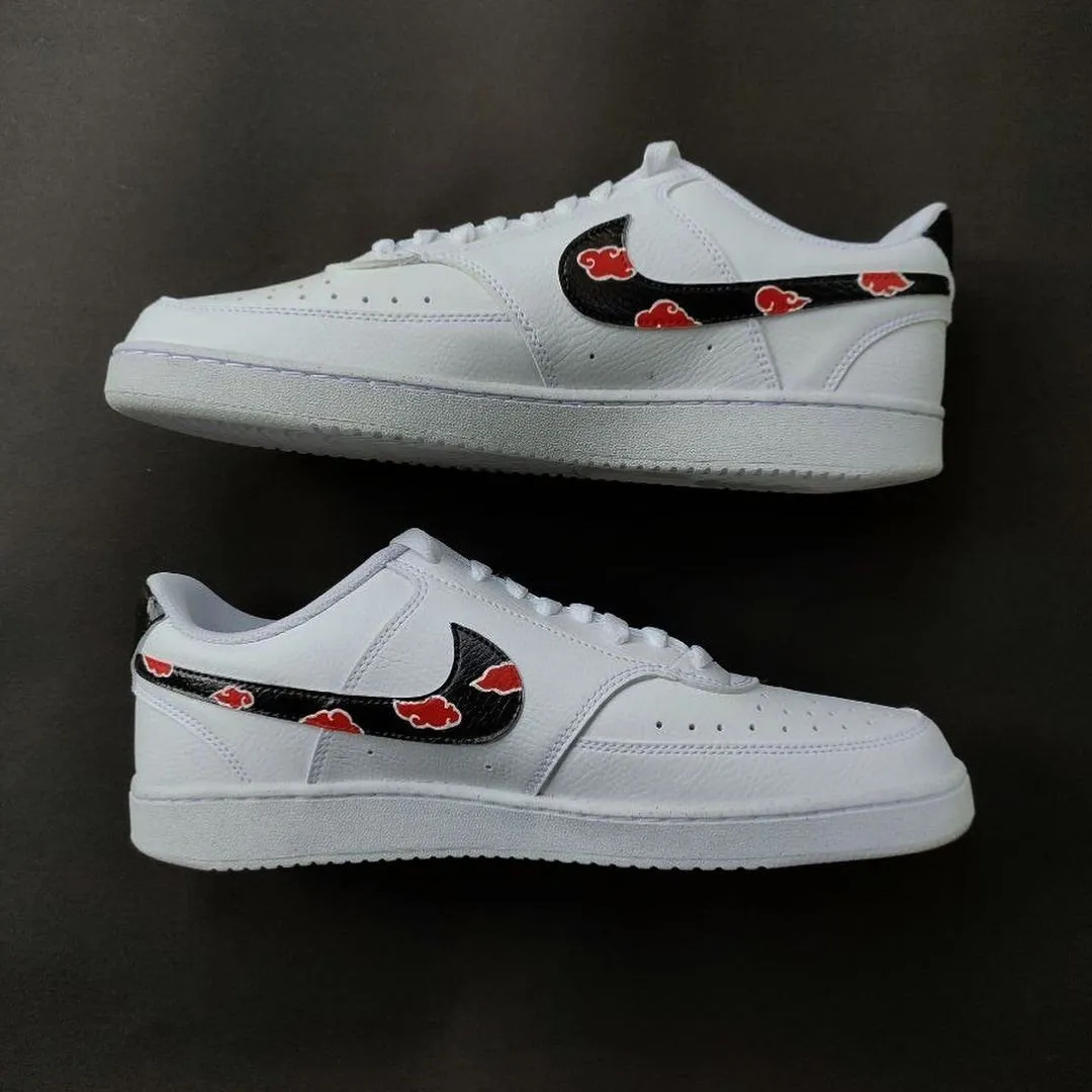 Black Red Clouds Custom Air Force 1