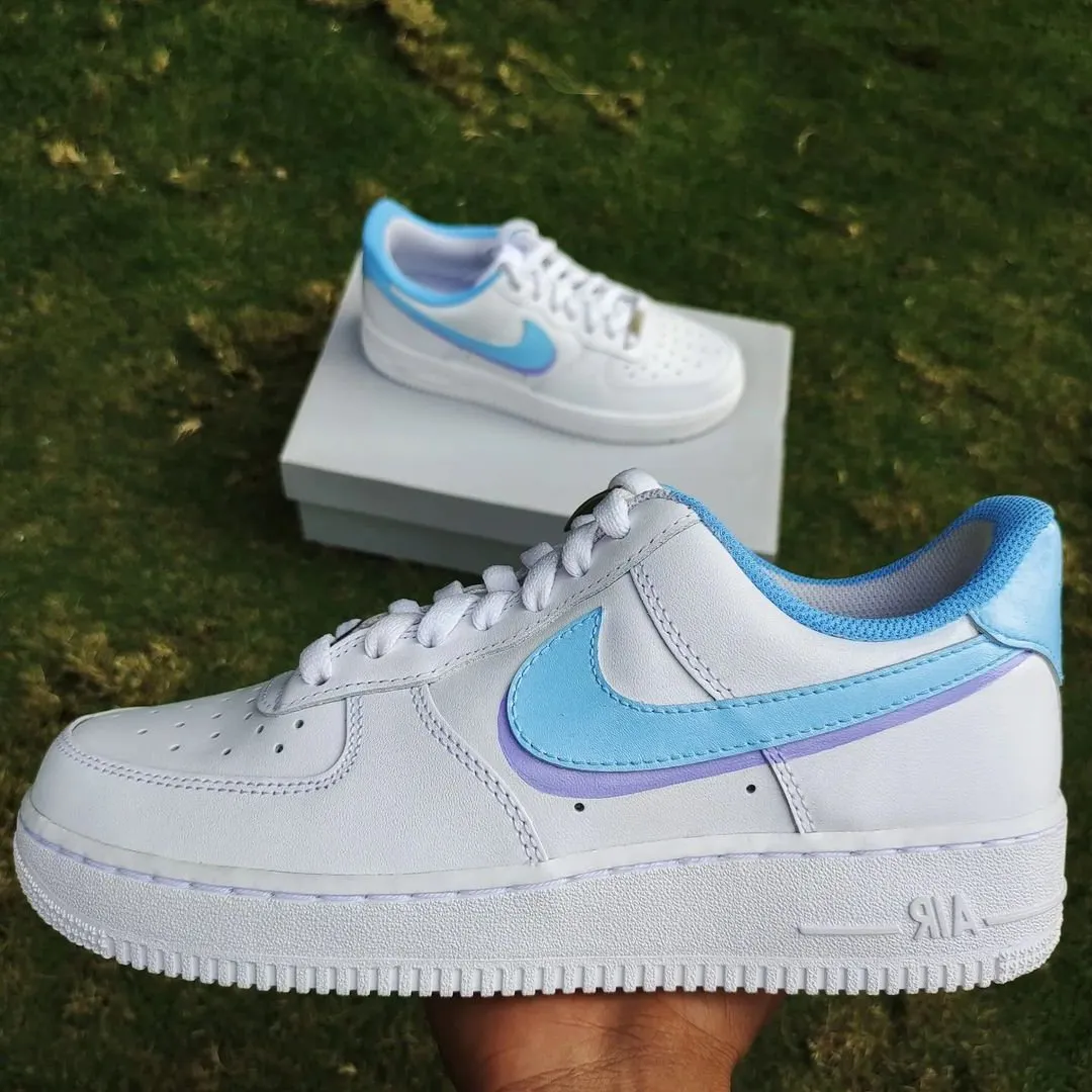 Blue-Purple Gradient Custom Air Force 1