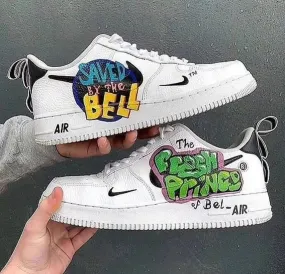 Blue Yellow Green Custom  Air Force 1