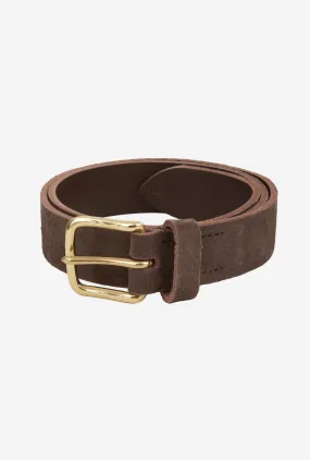 Brown Suede Belt