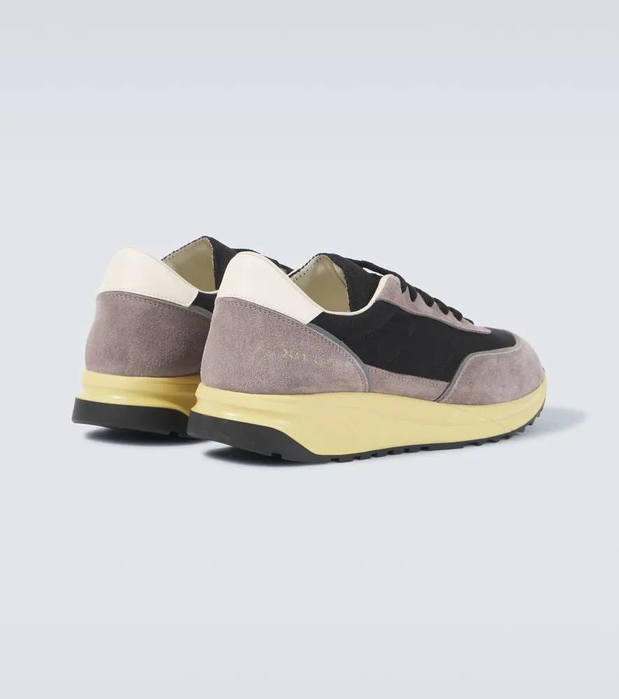 Common Projects Track Classic suede-trimmed sneakers