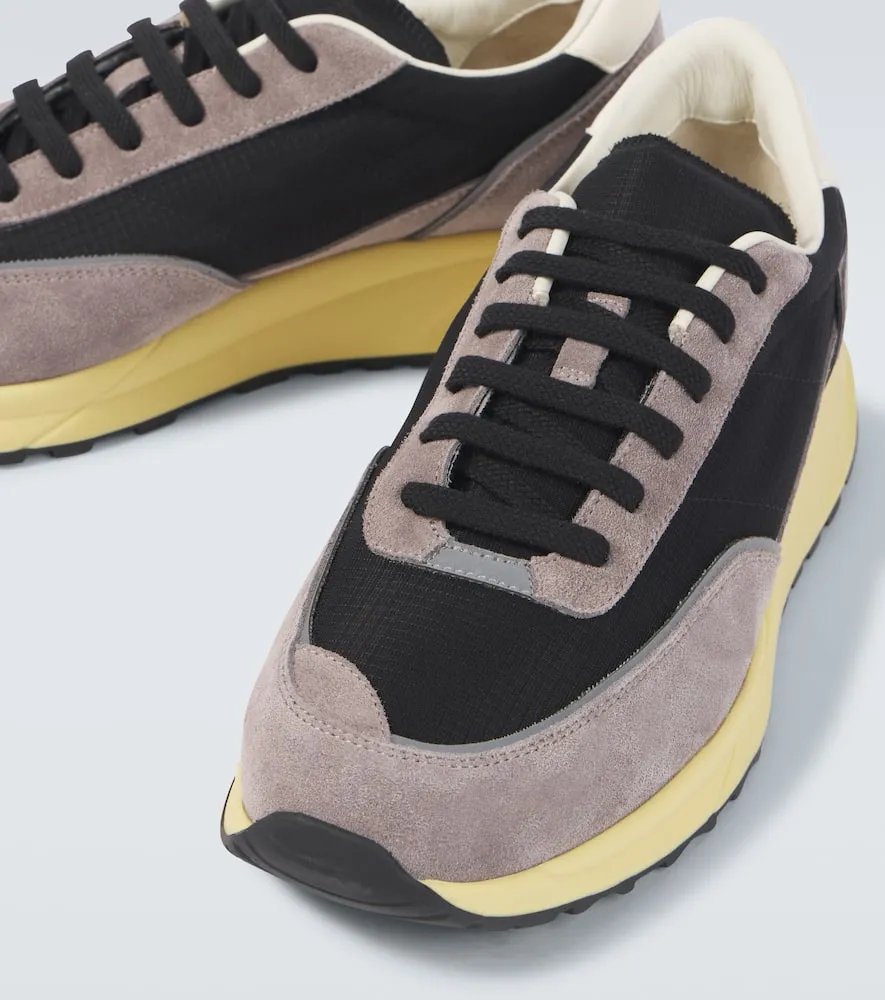 Common Projects Track Classic suede-trimmed sneakers