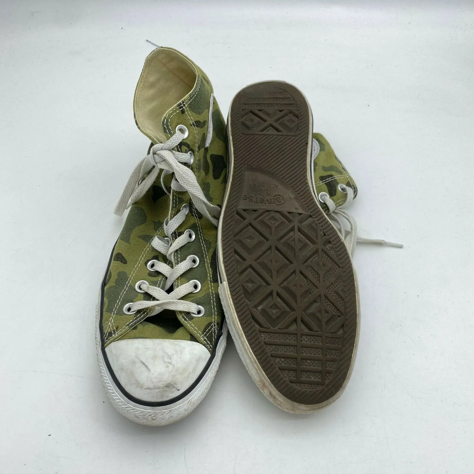Converse Chuck Taylor All Star Hi Camo Olive Branch Size Men's 11  Women's 13
