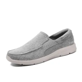Cuzcare Men Orthopedic Loafers Breathable Canvas Shoes Lightweight Causal Comfortable Walking Shoes