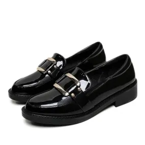 Cuzcare Women Loafers Leather Oxford Shoes