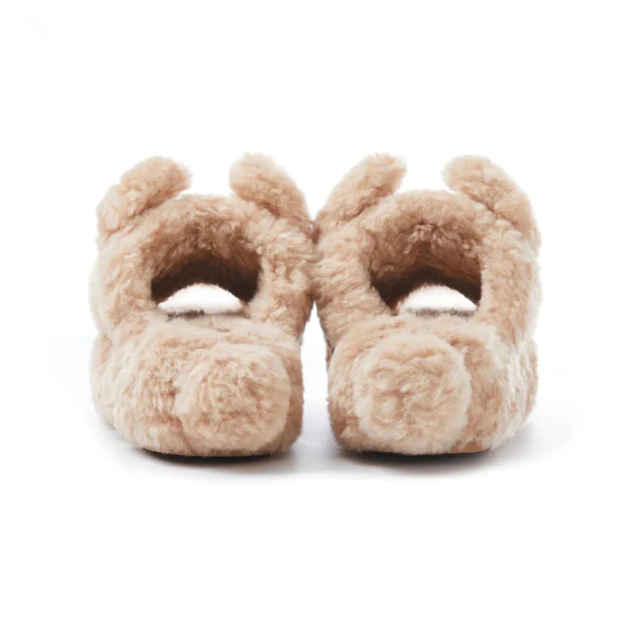 Doozoo Dynamic Fuzzy Slipper In Khaki