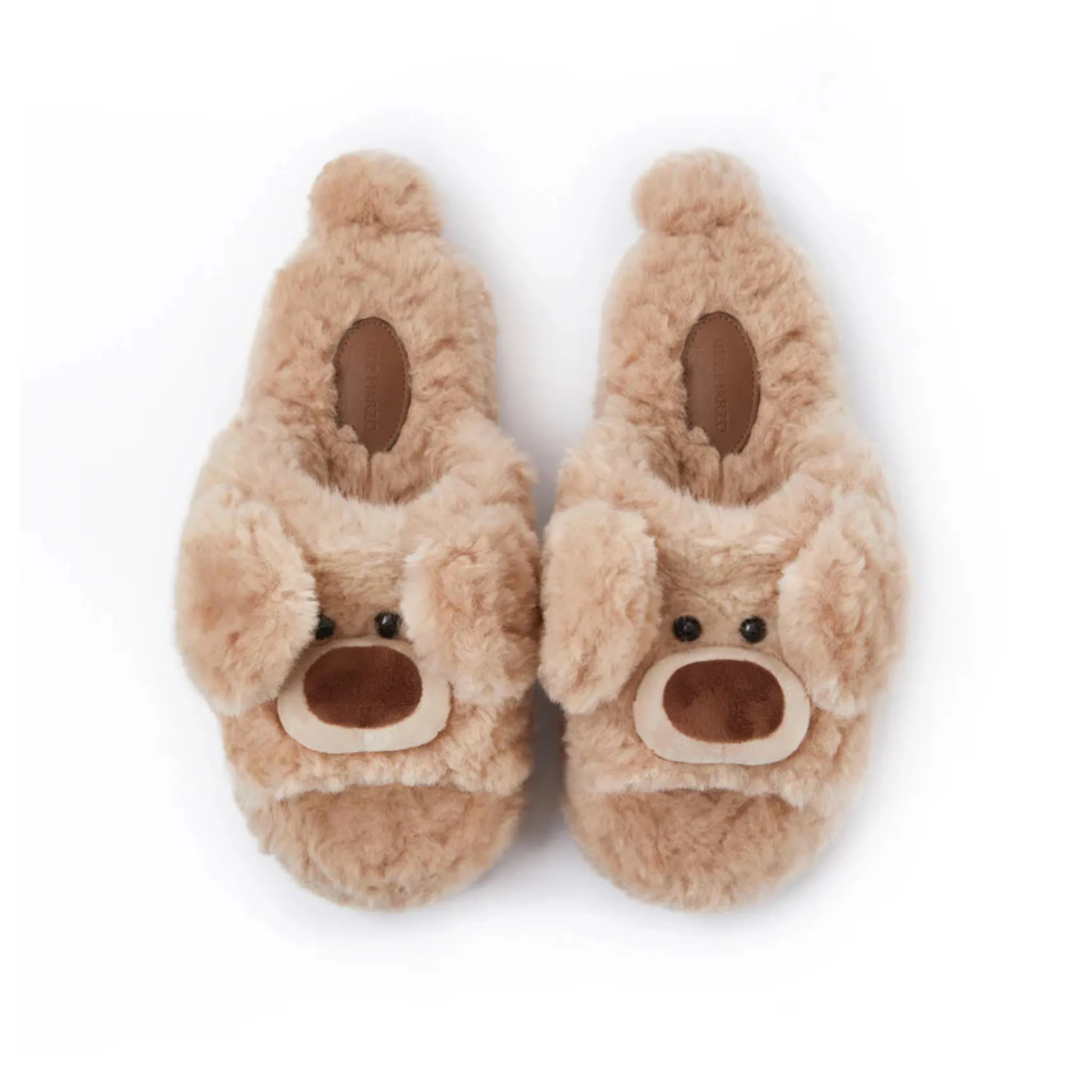 Doozoo Dynamic Fuzzy Slipper In Khaki