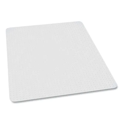 Everlife Light Use Chair Mat For Flat Pile Carpet, Rectangular, 36 X 44, Clear