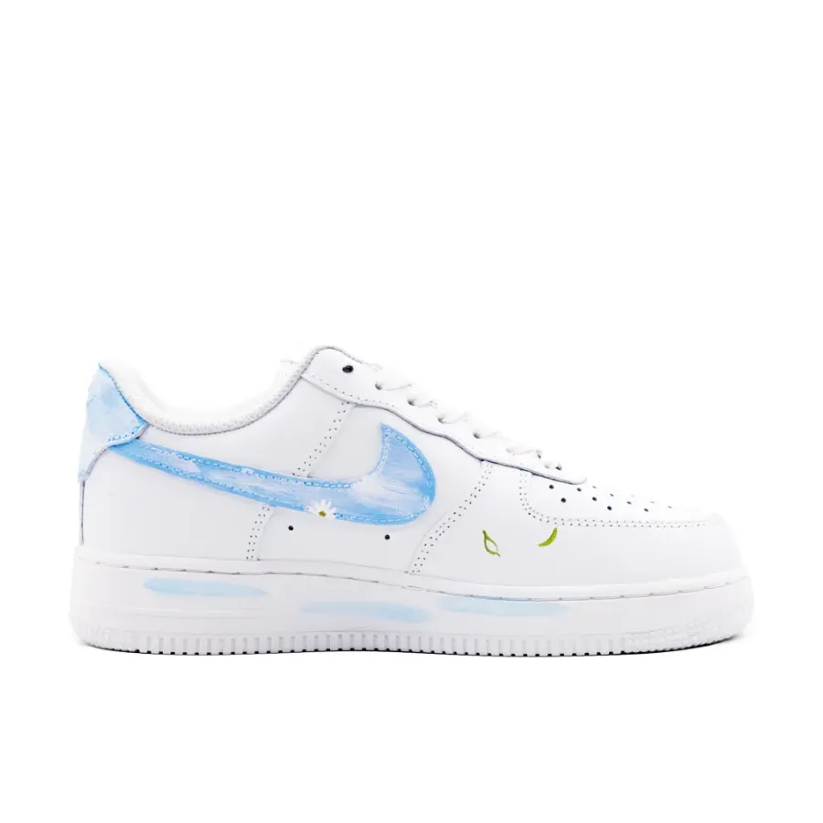Flower  Jasmine Blue Custom Air Force 1