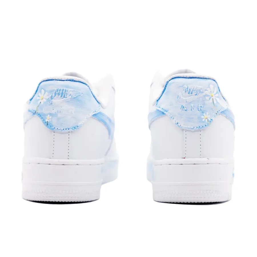 Flower  Jasmine Blue Custom Air Force 1