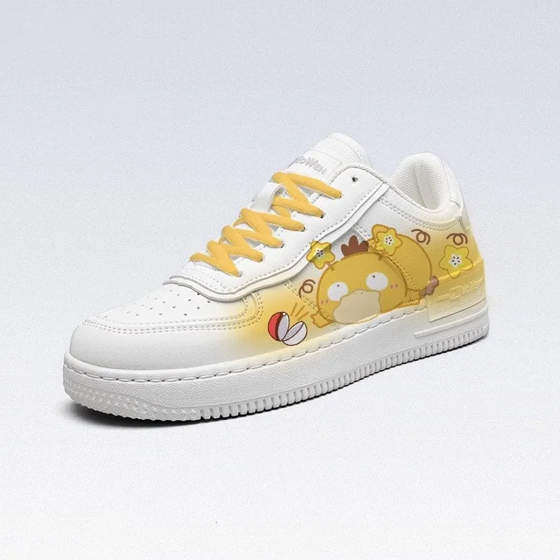 Kawaii Cartoon Duck Print Low-top Sneakers
