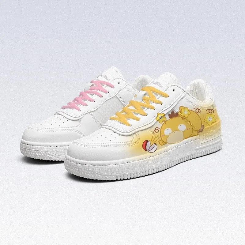 Kawaii Cartoon Duck Print Low-top Sneakers