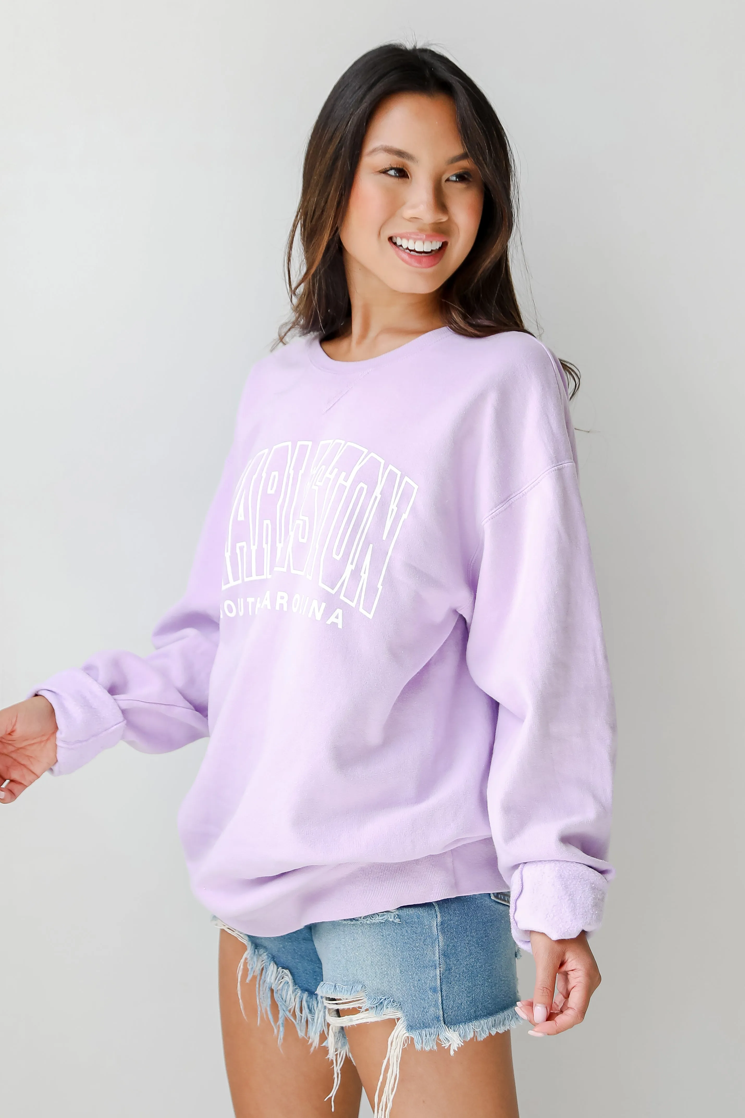 Lavender Charleston South Carolina Sweatshirt