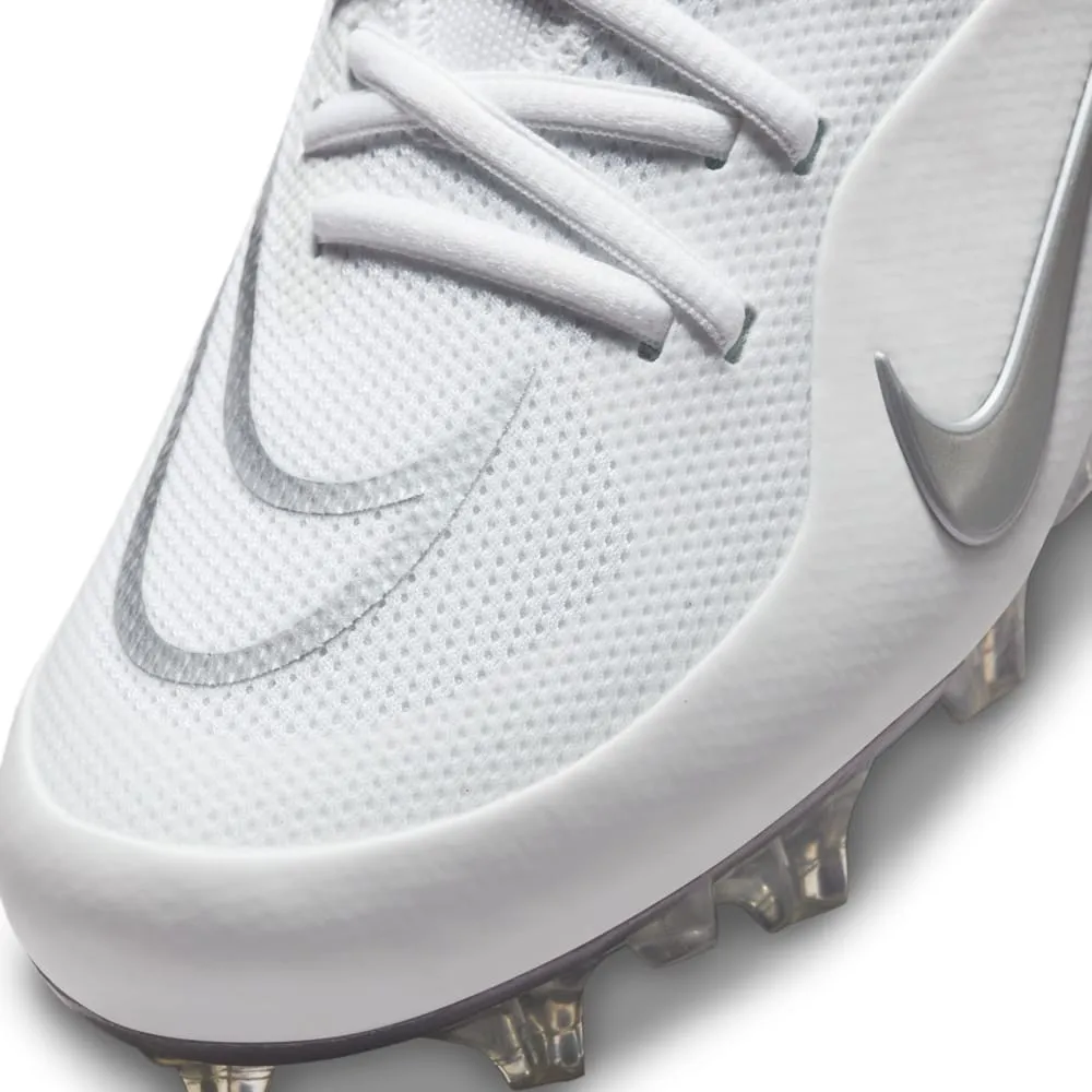 Nike Alpha Huarache 8 Elite White/Silver Lacrosse Cleats