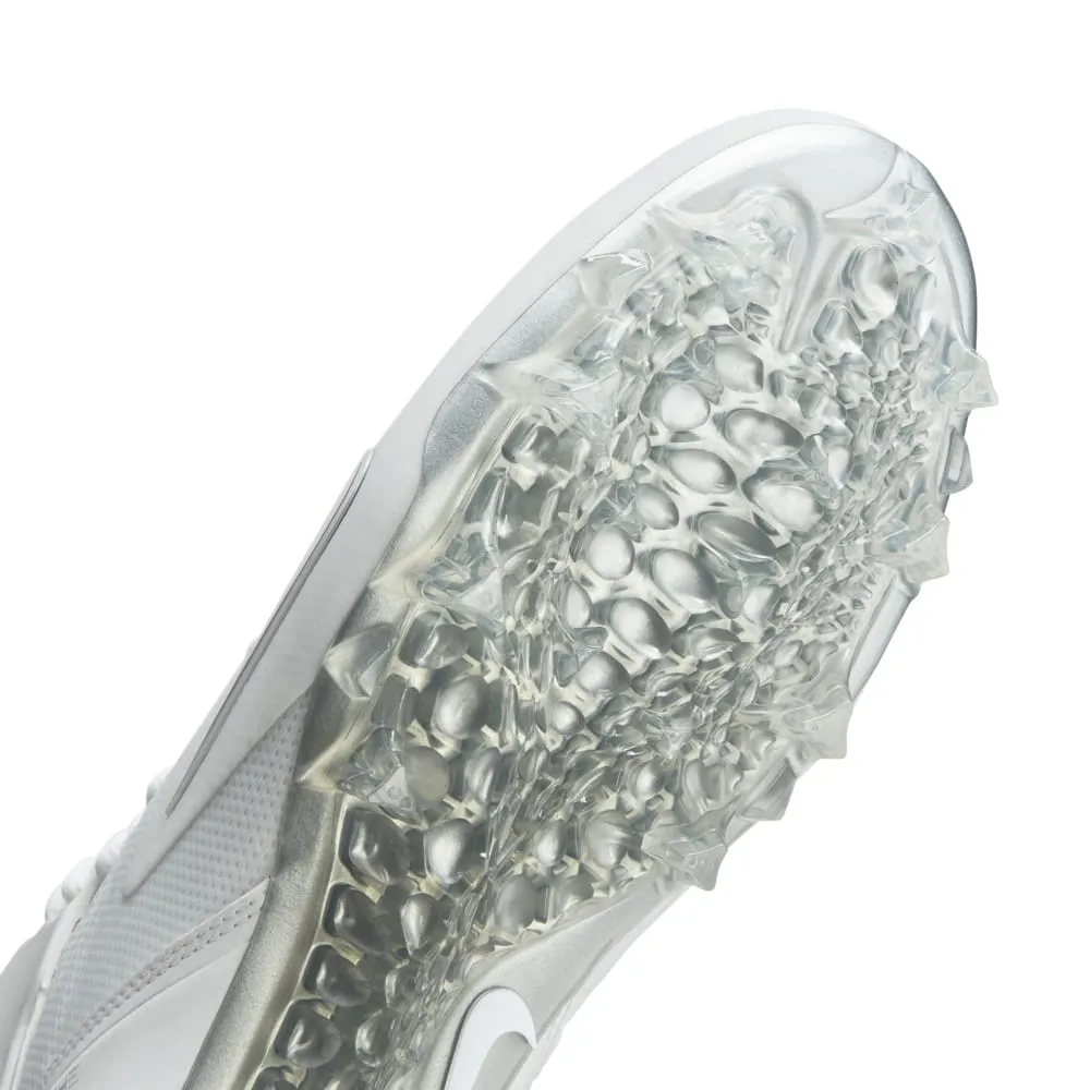 Nike Alpha Huarache 8 Elite White/Silver Lacrosse Cleats