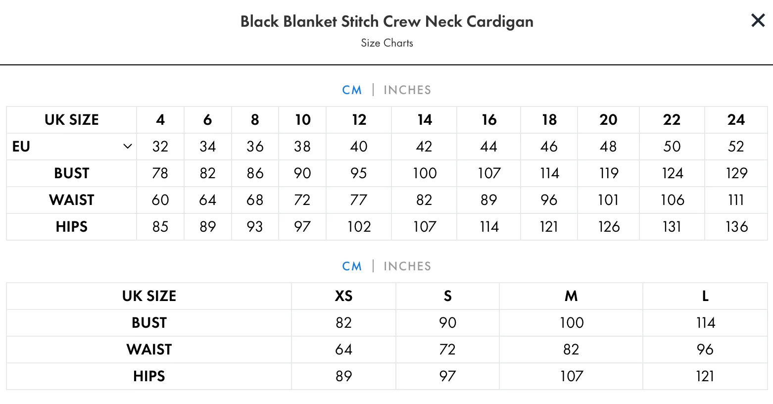 Nobody's Child Black Blanket Stitch Crew Neck Cardigan