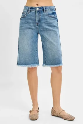 ONLINE EXCLUSIVE RISEN Tummy Control Mid Rise Fit Bermuda