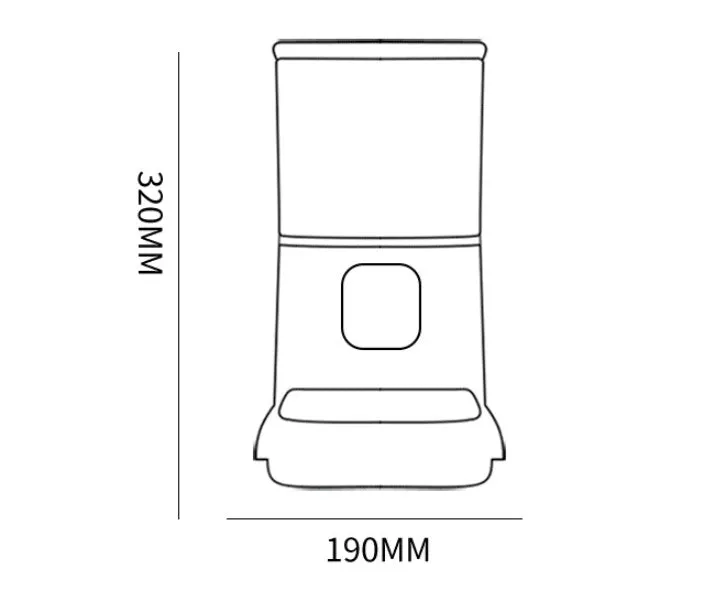 Pet Automatic Feeder - Large Capacity Smart Voice Recorder APP Control Timer Feeding - Pet Food Dispenser With WiFi