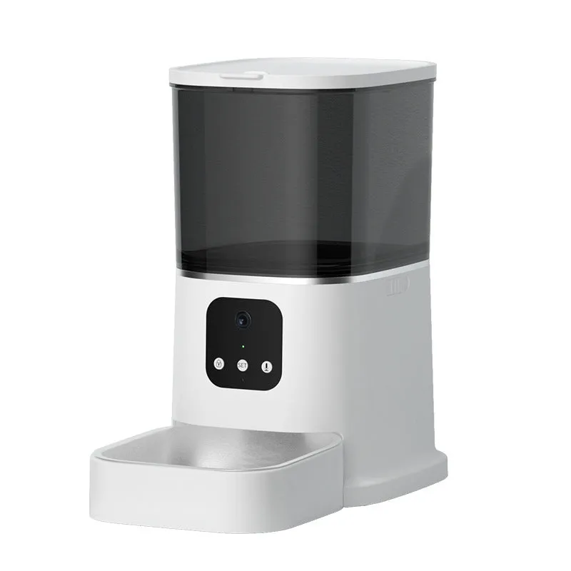 Pet Automatic Feeder - Large Capacity Smart Voice Recorder APP Control Timer Feeding - Pet Food Dispenser With WiFi