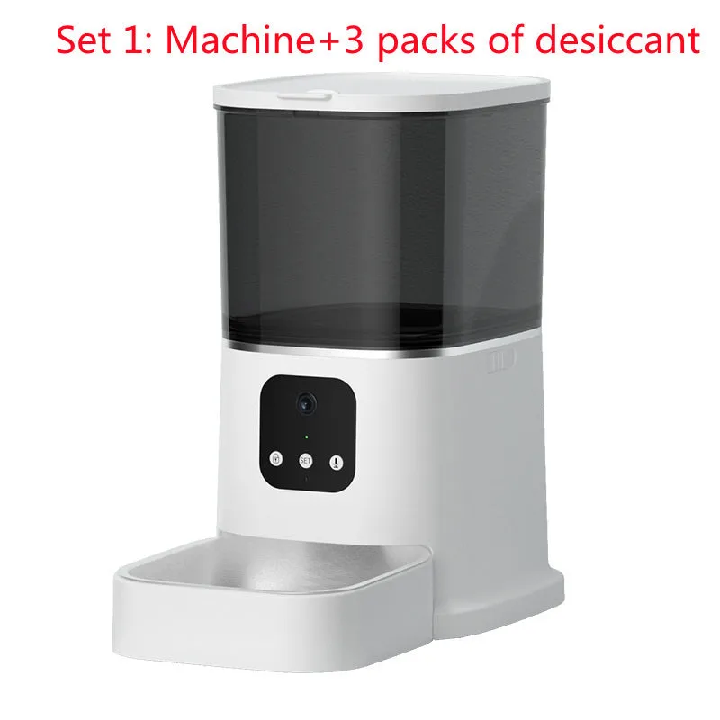 Pet Automatic Feeder - Large Capacity Smart Voice Recorder APP Control Timer Feeding - Pet Food Dispenser With WiFi