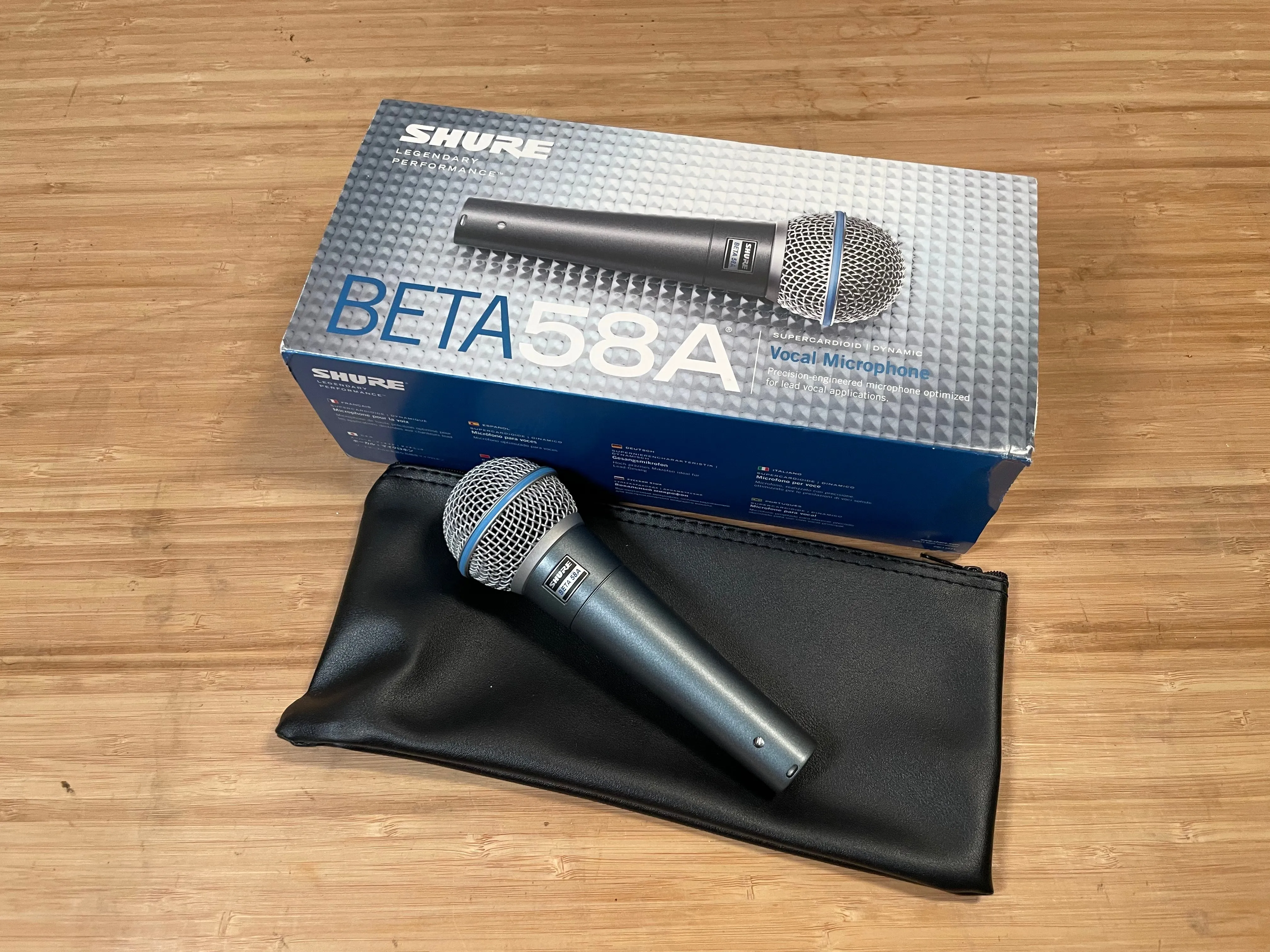 Shure Beta 58A Dynamic Microphone Used
