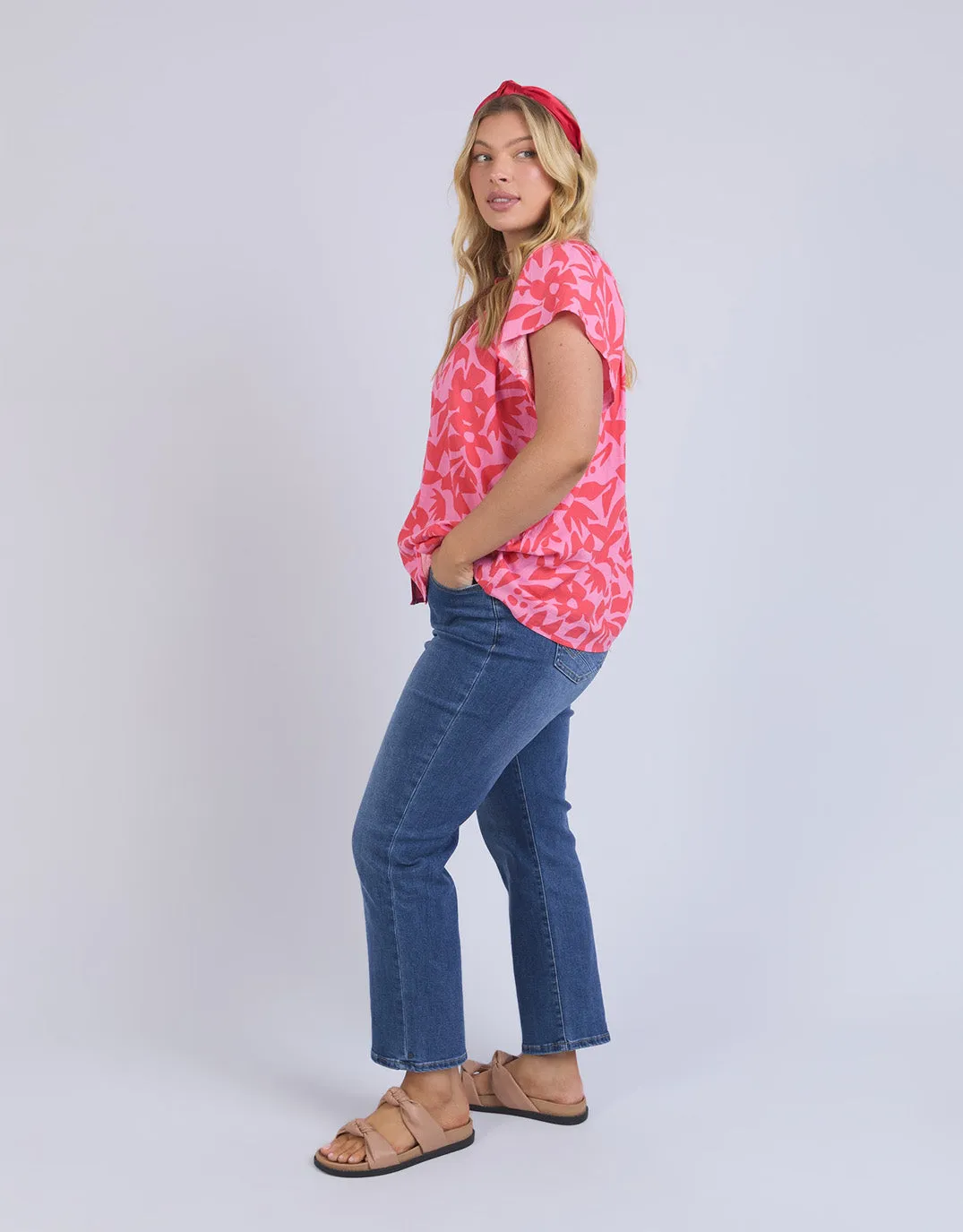 Sunset Hour Blouse - Sunset Hour Print