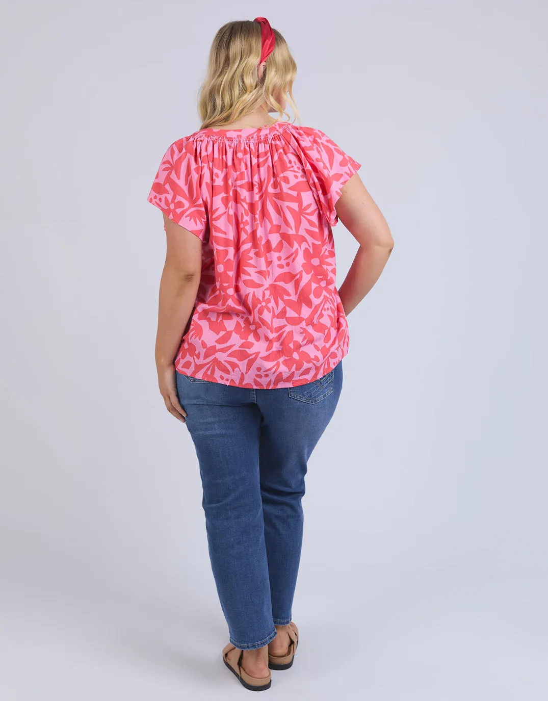 Sunset Hour Blouse - Sunset Hour Print