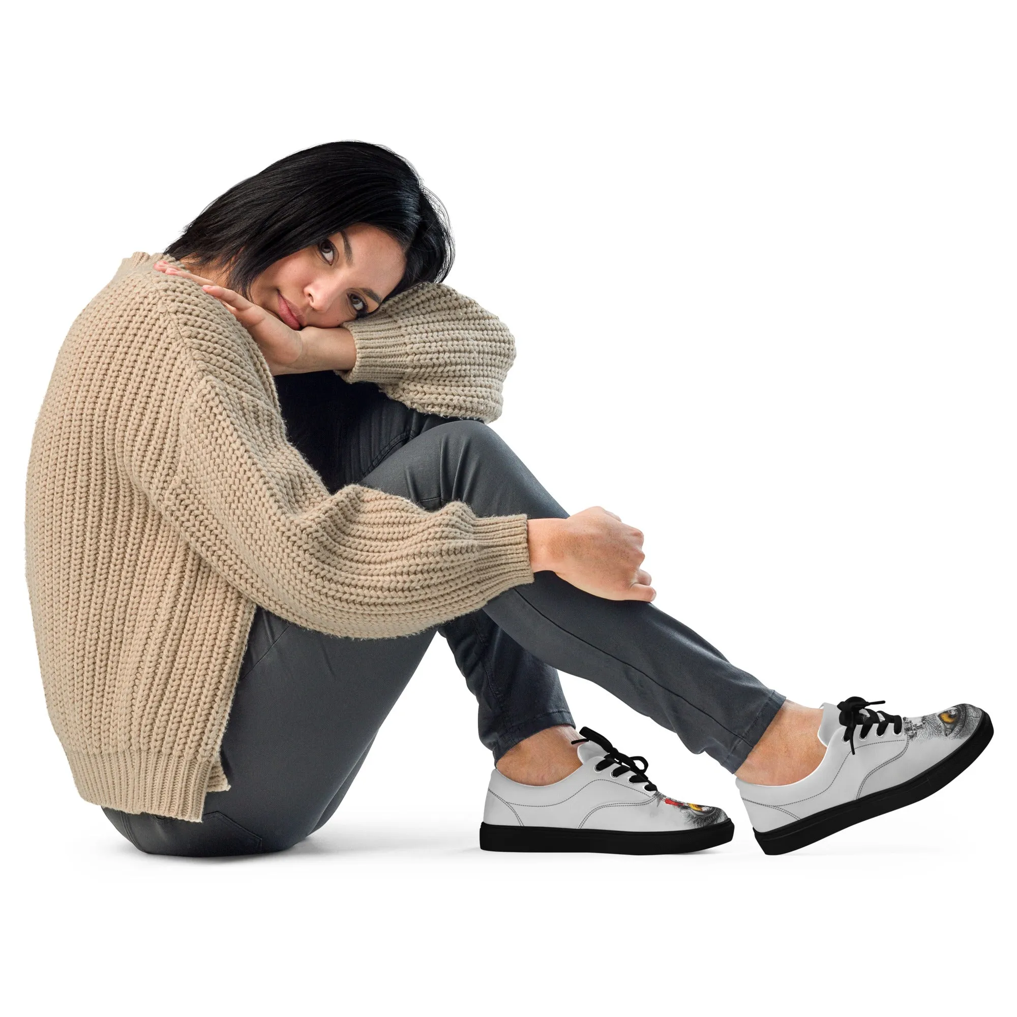 Through My Mother’s Eyes: Reflected Women’s lace-up canvas shoes