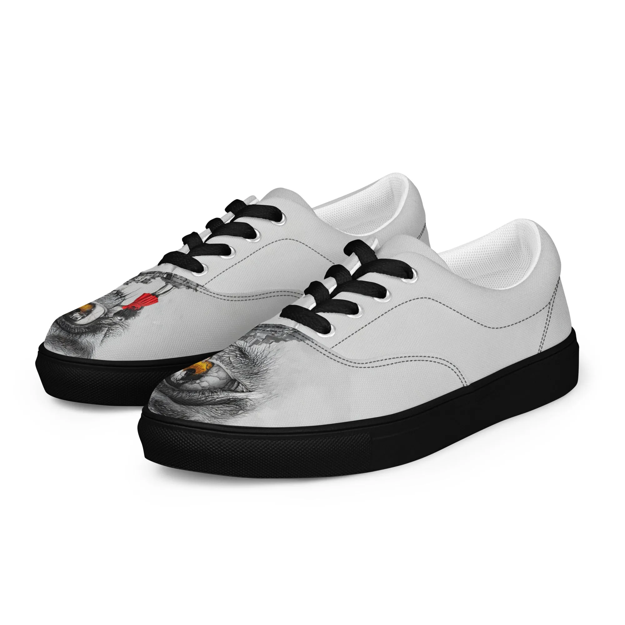 Through My Mother’s Eyes: Reflected Women’s lace-up canvas shoes