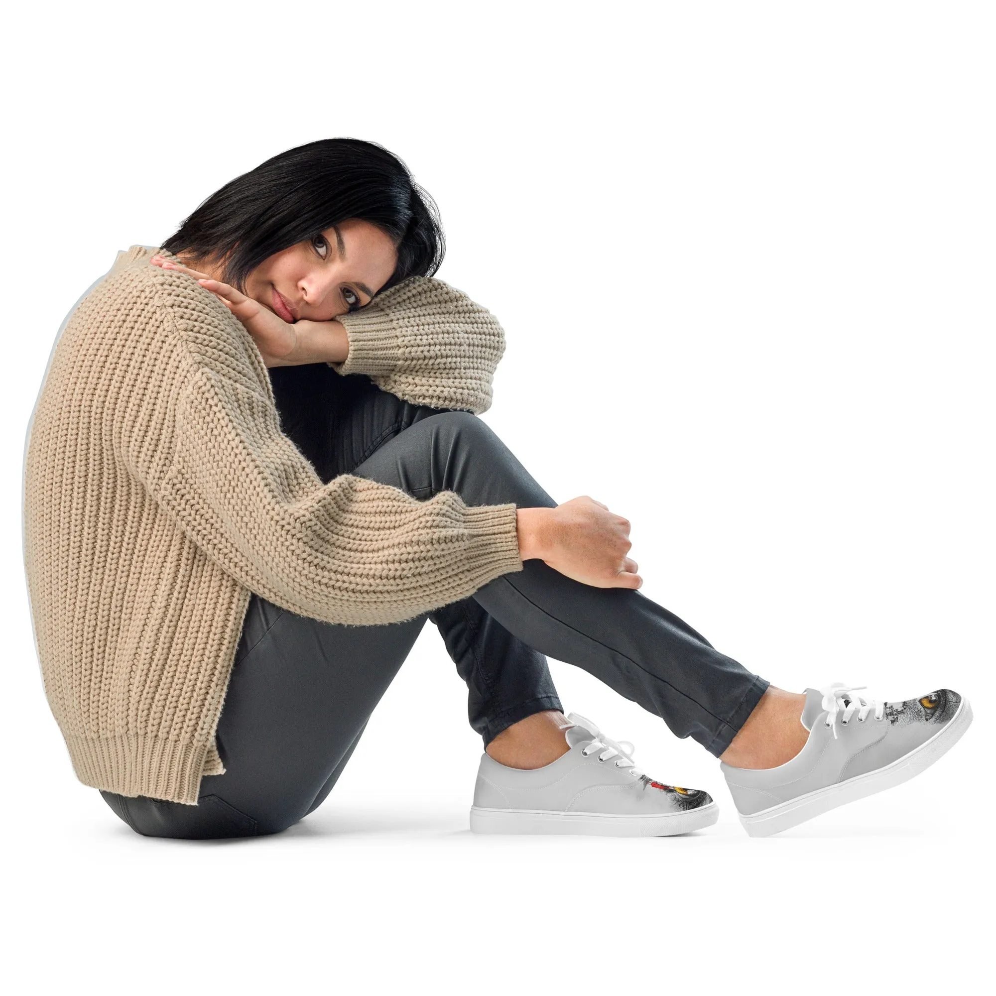 Through My Mother’s Eyes: Reflected Women’s lace-up canvas shoes