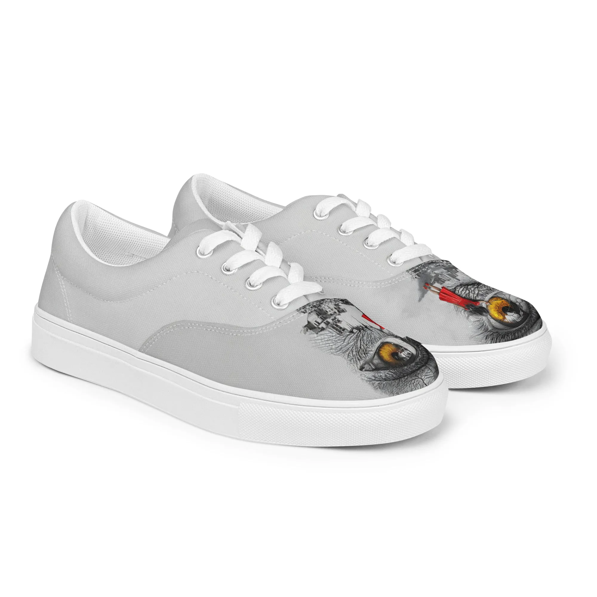 Through My Mother’s Eyes: Reflected Women’s lace-up canvas shoes
