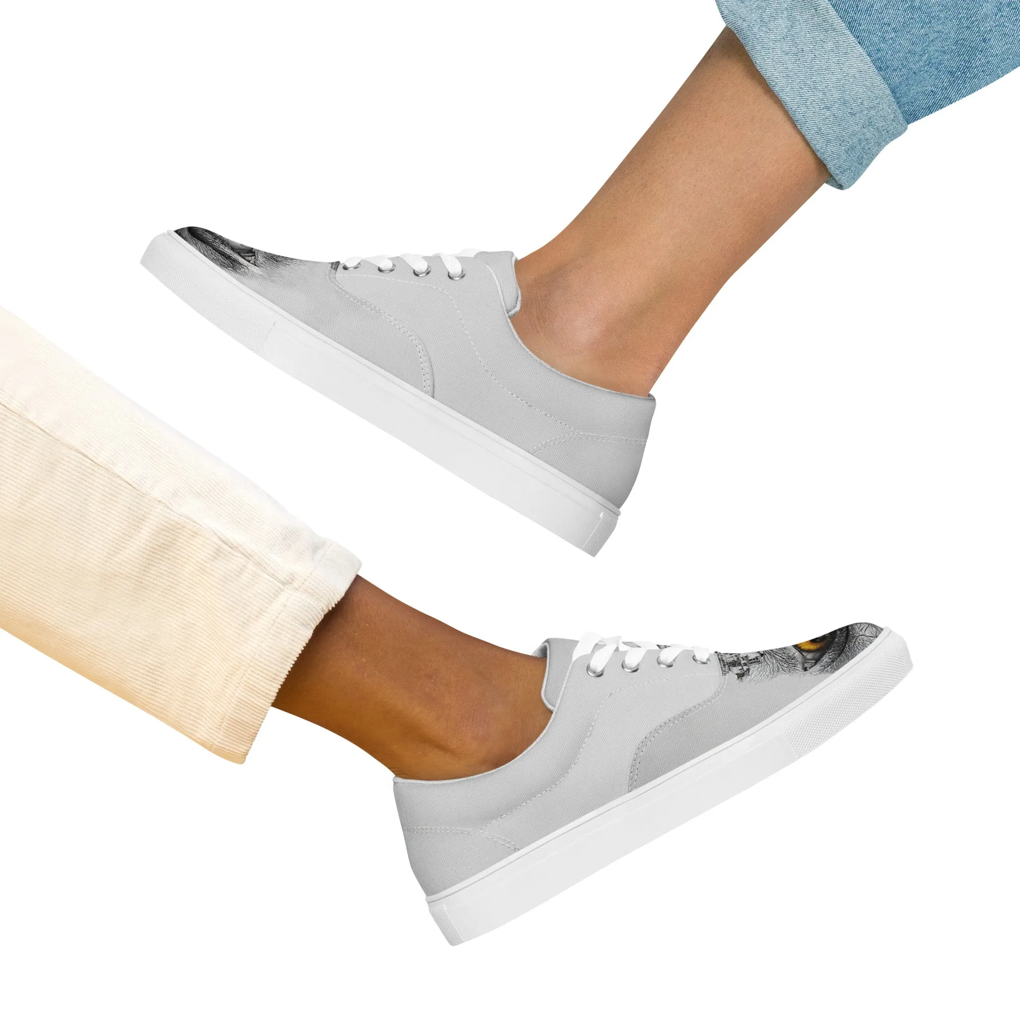 Through My Mother’s Eyes: Reflected Women’s lace-up canvas shoes