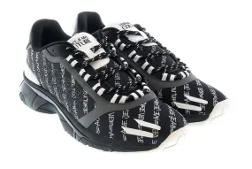 Versace Jeans Couture Black/White Signature Pattern Fashion Sneakers-