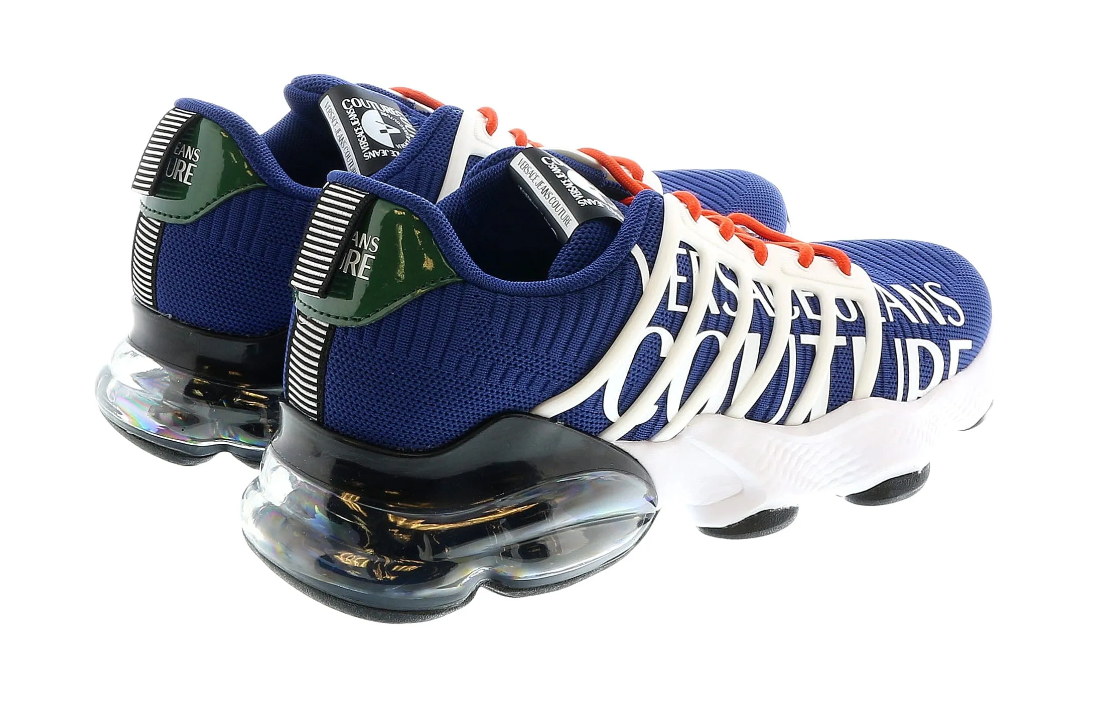 Versace Jeans Couture Navy Signature Athletic Fashion Sneakers-